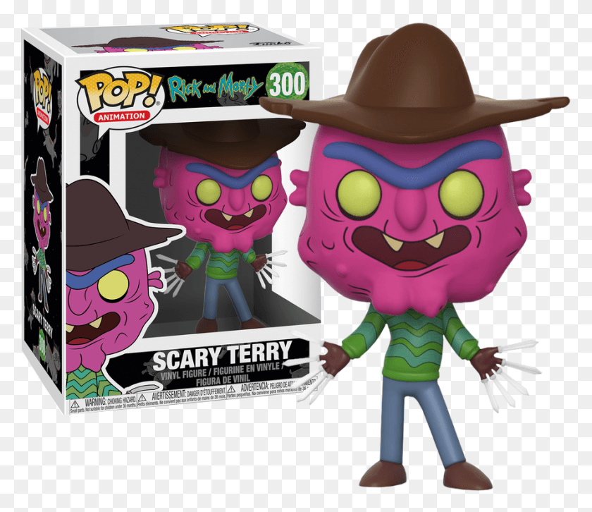 888x759 Rick And Morty Scary Terry Funko Pop, Clothing, Apparel, Poster HD PNG Download