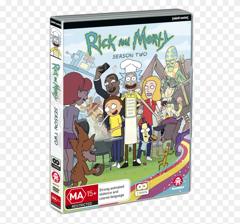 516x724 Descargar Png Rick Y Morty Temporada Rick Y Morty Blu Ray, Comics, Libro, Cartel Hd Png