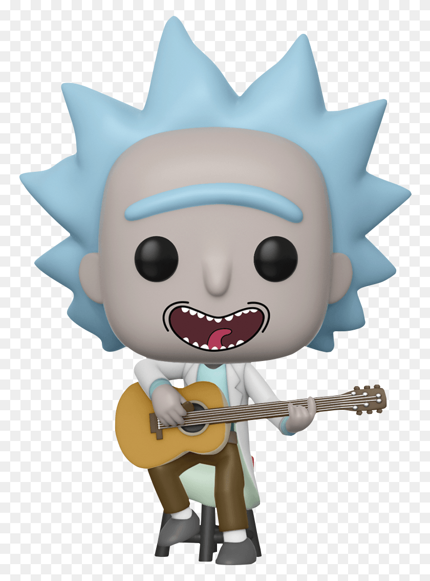 768x1073 Rick And Morty Vinylov Figurka Rick E Morty Funko Pop, Guitar, Leisure Activities, Musical Instrument HD PNG Download