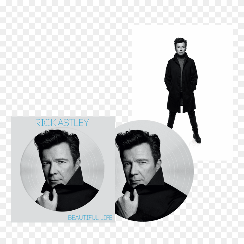 1000x1000 Rick Astley, Photography, Long Sleeve, Clothing, Coat Sticker PNG