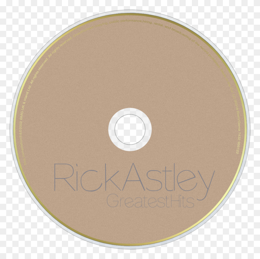 1000x1000 Descargar Png / Rick Astley Greatest Hits Cd Disc Image Cd, Disk, Dvd Hd Png