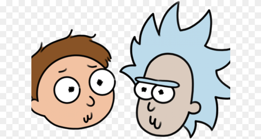 641x448 Rick Et Morty Face, Head, Person, Baby, Cartoon Sticker PNG