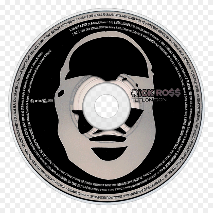 1000x1000 Descargar Png Rick Ross Teflon Don Cd Disc Image Rick Ross Trilla Cd, Text, Dvd, Disk Hd Png