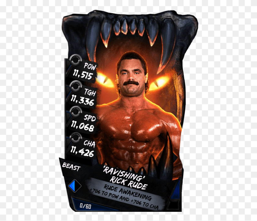 457x661 Rickrude S4 16 Beast Alexa Bliss Supercard, Advertisement, Poster, Person HD PNG Download