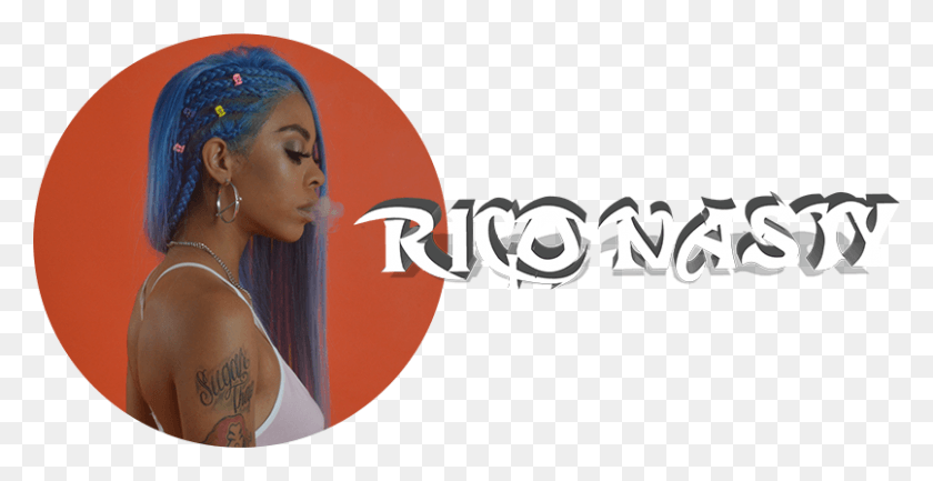 806x386 Rico Nasty Transparent, Person, Human, Clothing HD PNG Download