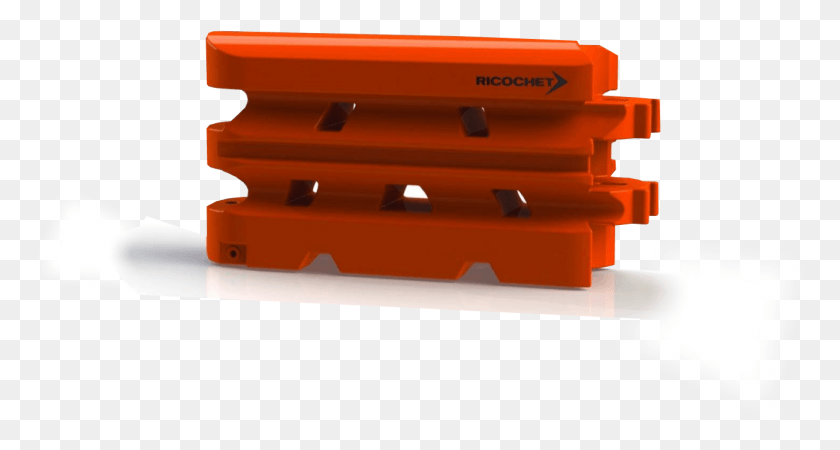 1301x652 Ricochet Tl 2 Water Filled Barriers Orange, Bumper, Vehicle, Transportation HD PNG Download