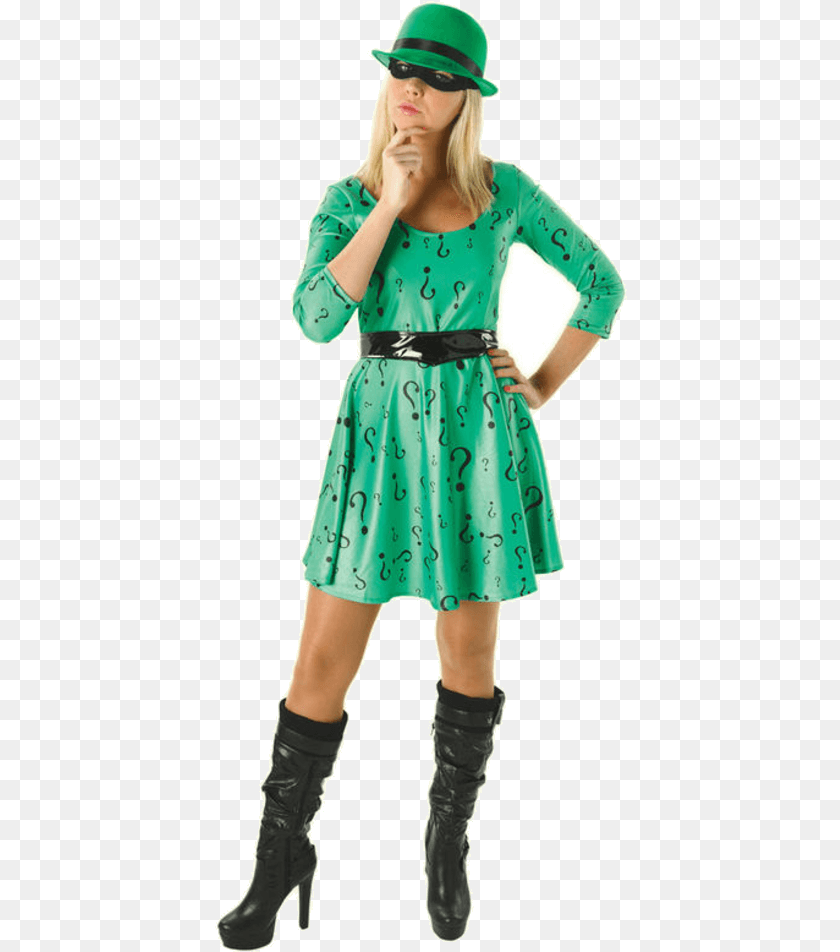 Riddler Costume, Clothing, Person, Teen, Girl Clipart PNG