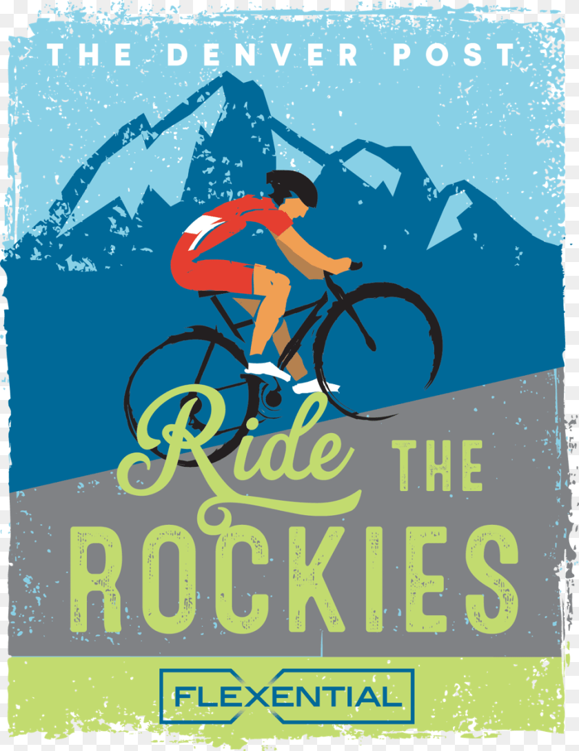 960x1245 Ride The Rockies 2019, Advertisement, Poster, Adult, Person Sticker PNG