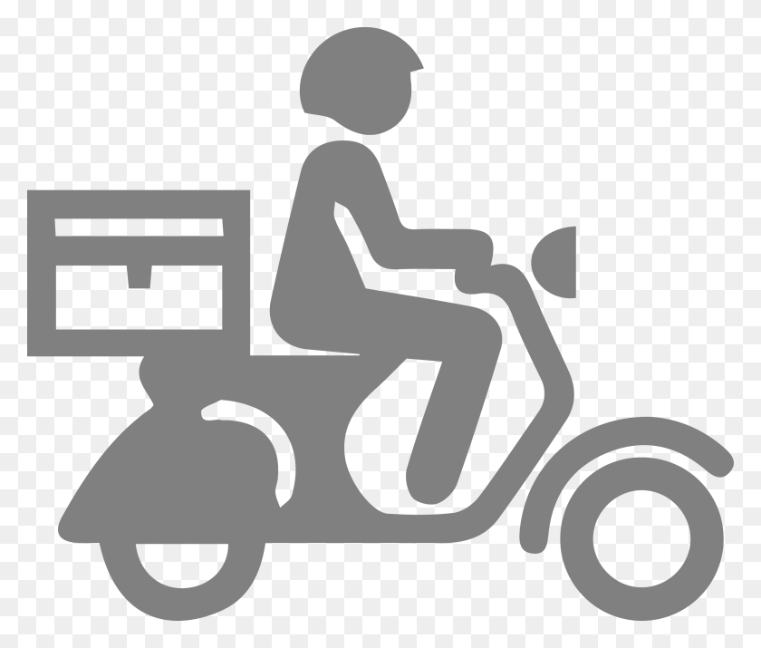 2794x2348 Rider Clipart Delivery Delivery Bike Icon, Vehicle, Transportation, Lawn Mower HD PNG Download