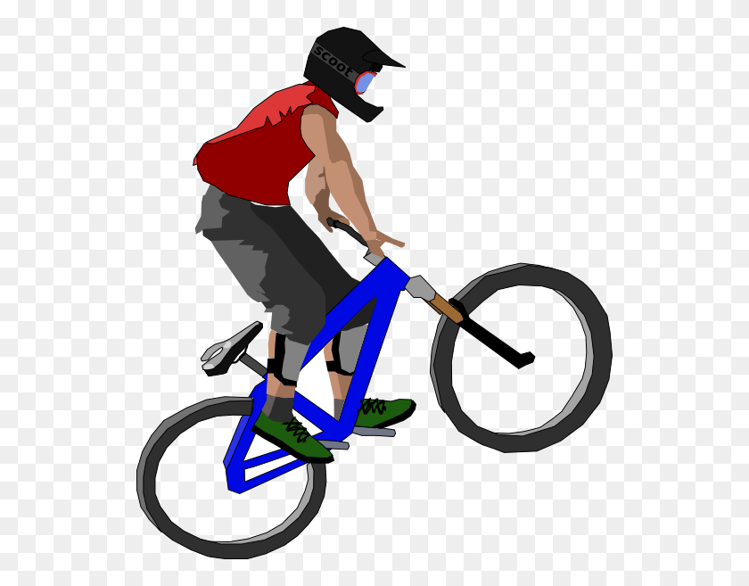 534x597 Rider Silhouette At Getdrawings Com Free For Biking Clip Art, Bmx, Bicycle, Vehicle HD PNG Download