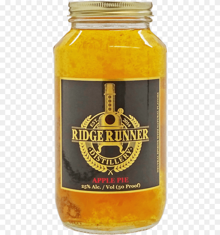 440x899 Ridge Runner Distillery Apple Pie Moonshine Ridge Runner Domaine De Canton, Jar, Alcohol, Beer, Beverage Clipart PNG