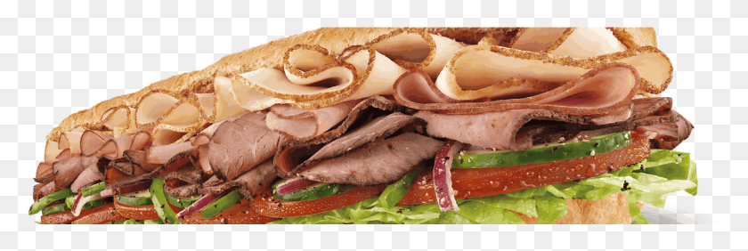 1228x351 Riding A Subway Sandwich, Food, Pork HD PNG Download