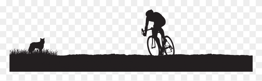 1921x497 Riding Bike Silhouette Perspective, Bicycle, Vehicle, Transportation HD PNG Download