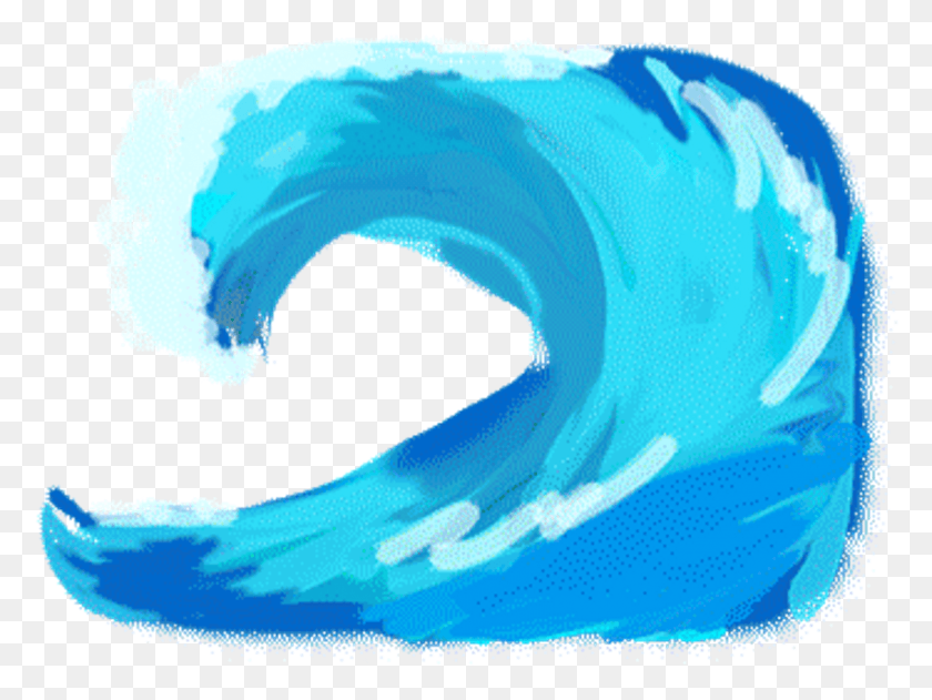 851x623 Riding That Blue Wave Painting, Nature, Outdoors, Shark HD PNG Download