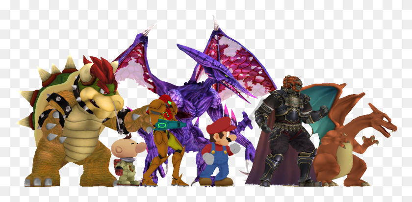 1280x578 Ridley Is Too Big Comparison Ridley Smash Bros Size, Person, Human, Dragon HD PNG Download