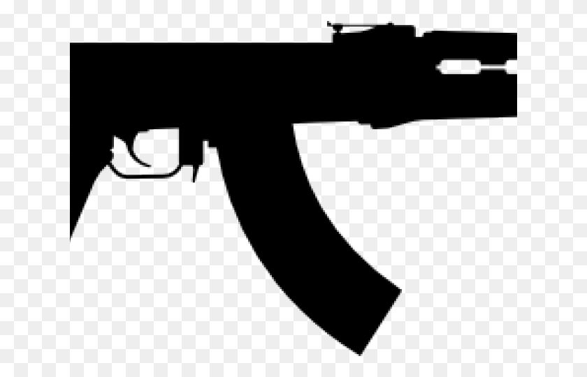 640x480 Descargar Png Rifle Png Ak47 Ak 47 Silueta, Arma, Arma, Arma Hd Png