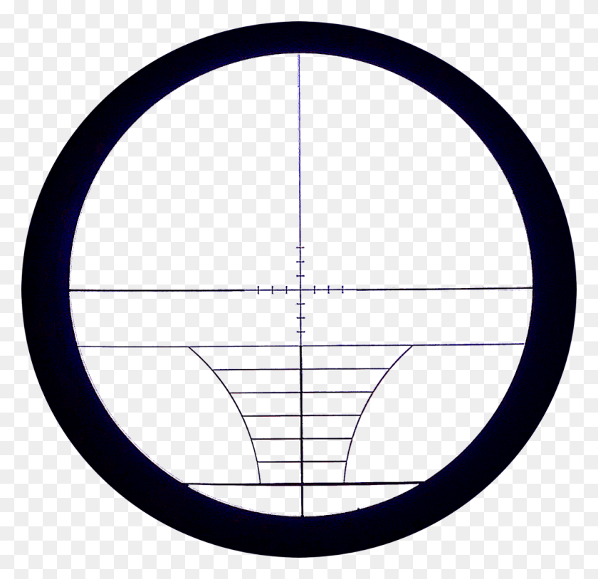1000x967 Rifle Scope 3 9x40mm With Illuminated Reticle Circle, Ornament, Pattern, Fractal HD PNG Download