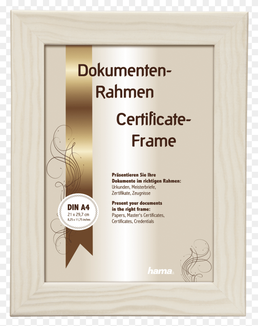 816x1050 Riga Wooden Frame White 21 X Poster, Advertisement, Flyer, Paper HD PNG Download