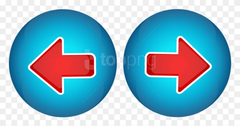 837x409 Right Left Arrows Clipart Photo Left Transparent Arrow Icon, Sphere, Ball, Text HD PNG Download
