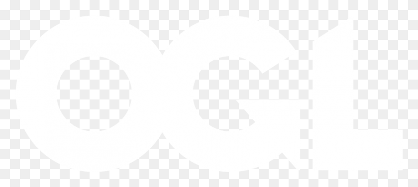 855x347 Right Mouse Click To Ogl Symbol White Big Graphic Design, Text, Alphabet, Logo Descargar Hd Png