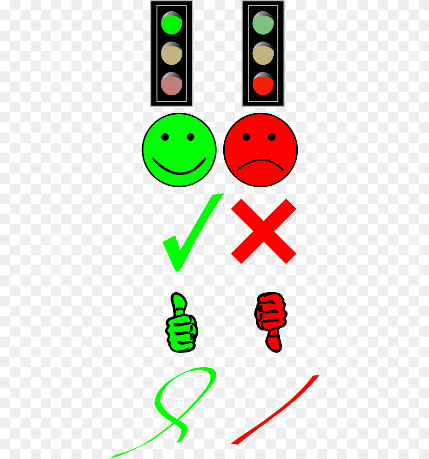 Right Or Wrong Svg Clip Arts Correct Or Wrong Gif, Light, Traffic Light Clipart PNG