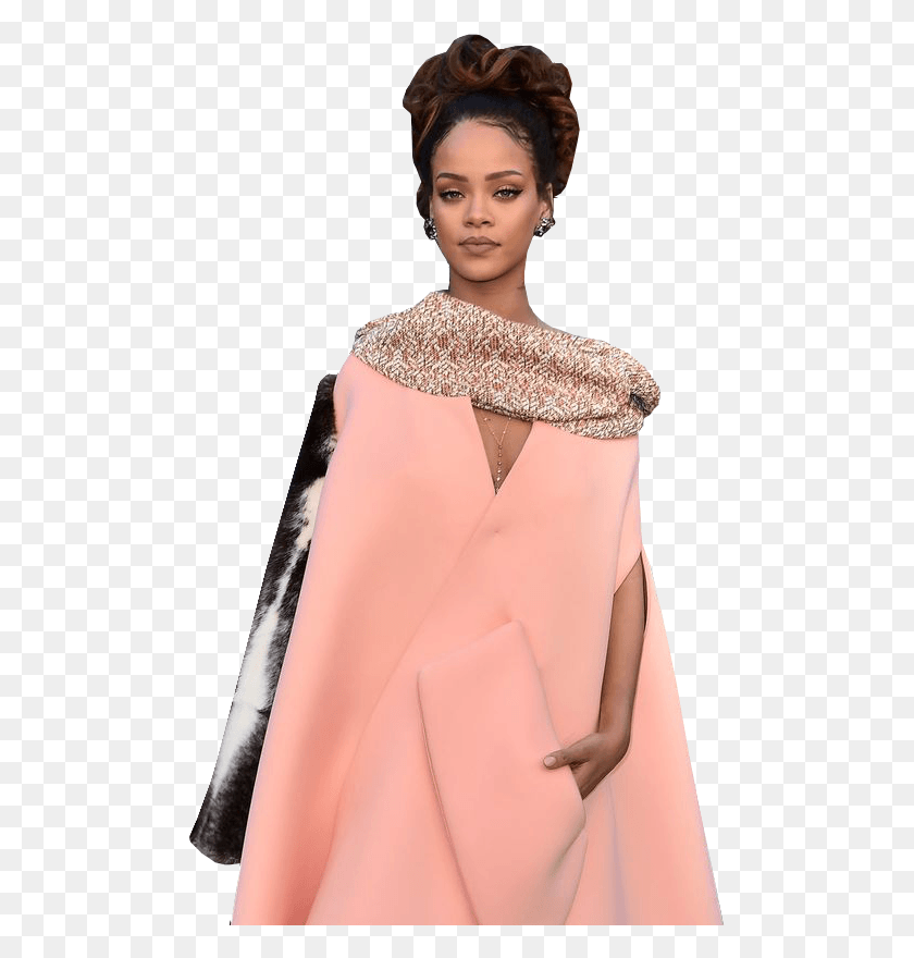 493x820 Rihanna Photo Shoot, Clothing, Apparel, Cape HD PNG Download
