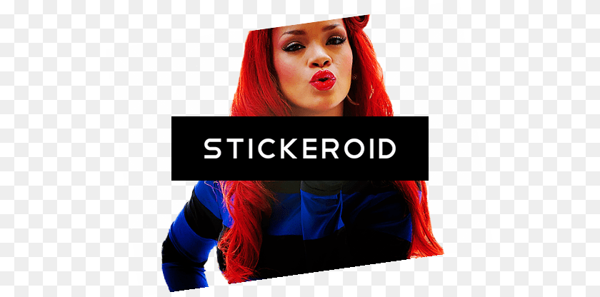 542x416 Rihanna Red Hair, Face, Head, Person, Photography PNG