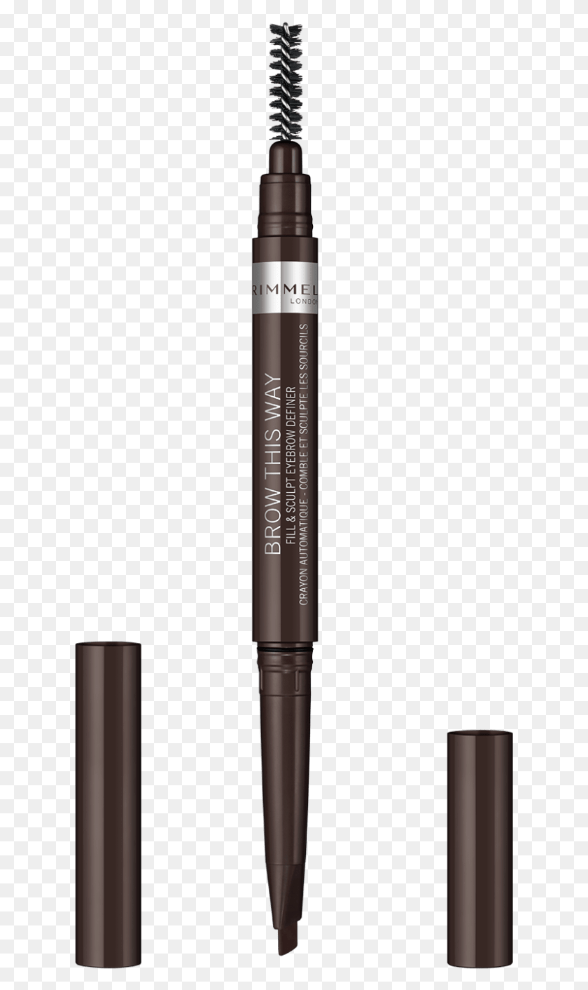 627x1352 Rimmel London Brow This Way, Cosmetics, Cylinder, Mascara HD PNG Download