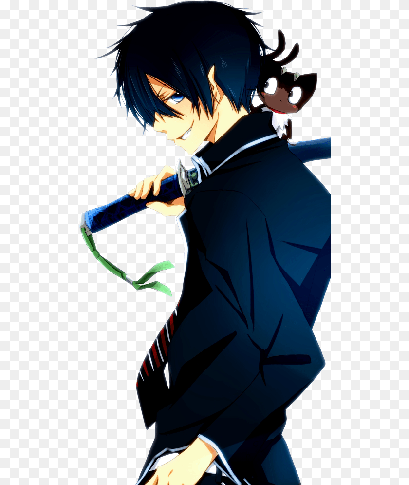 518x995 Rin Okumura Manga Handsome Anime Boy, Publication, Book, Comics, Adult Sticker PNG