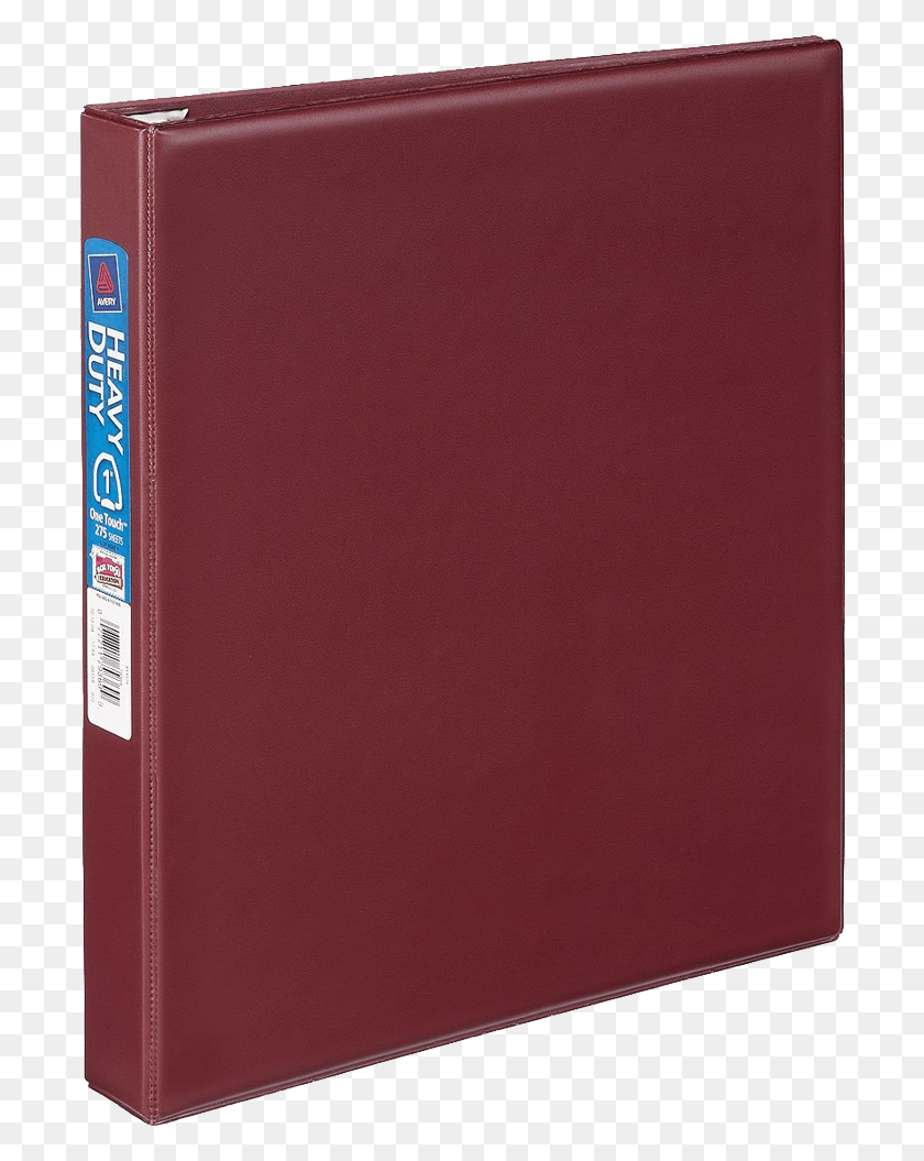 699x995 Ring Binder Maroon Avery Dennison Red Image Sketch Pad, File Binder, File Folder, Book HD PNG Download