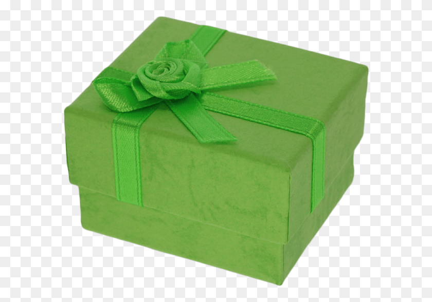 596x528 Ring Box Jewelry Box Rectangular Green Box, Gift HD PNG Download