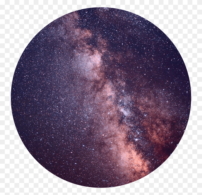 750x750 Ring Circle Template Sticker Stars Universe Planet Milky Way Aquila, Moon, Outer Space, Night HD PNG Download