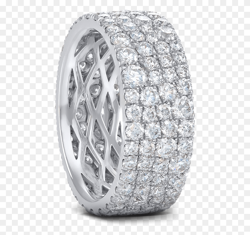 471x731 Ring Cobblestone Platinum Diamonds Wedding Band Steven Titanium Ring, Diamond, Gemstone, Jewelry HD PNG Download