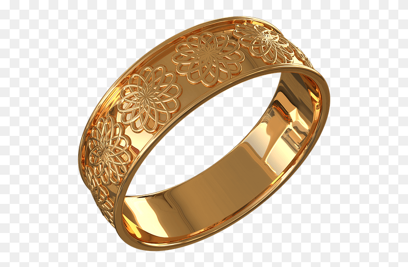 525x490 Ring With Ornament Ornament Transparent Background Bangle, Jewelry, Accessories, Accessory HD PNG Download