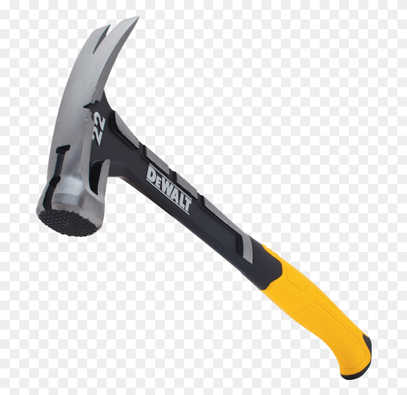 696x755 Rip Claw Dewalt Hammer, Axe, Tool, Electronics HD PNG Download
