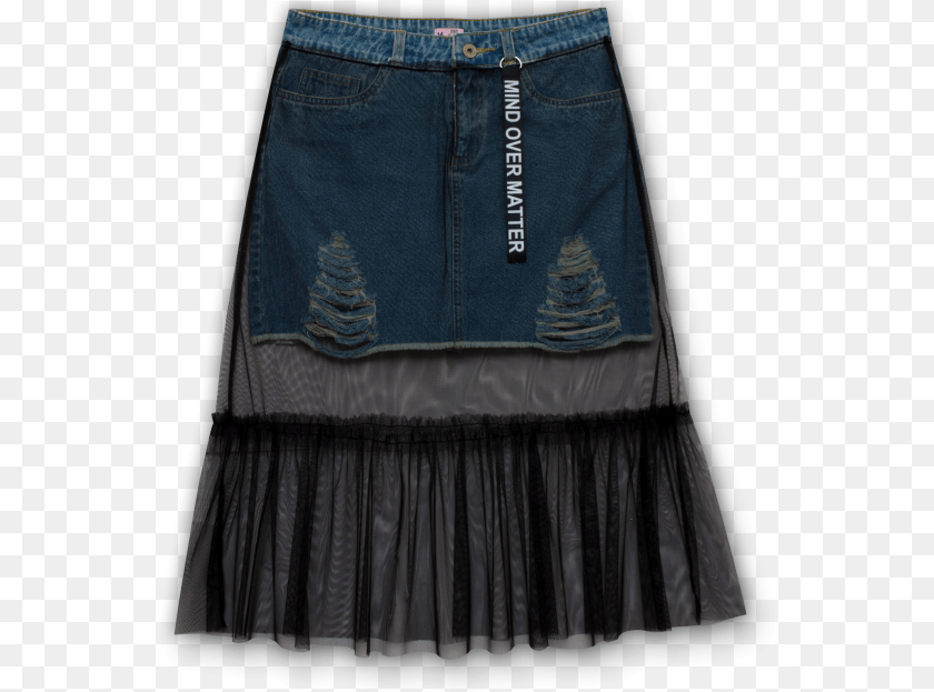 Ripped Jeans With Chiffon Brandauer, Clothing, Miniskirt, Skirt, Shorts Clipart PNG
