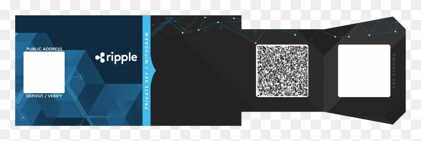 2855x817 Ripple Xrp Paper Wallet, Outdoors, Qr Code, Nature HD PNG Download