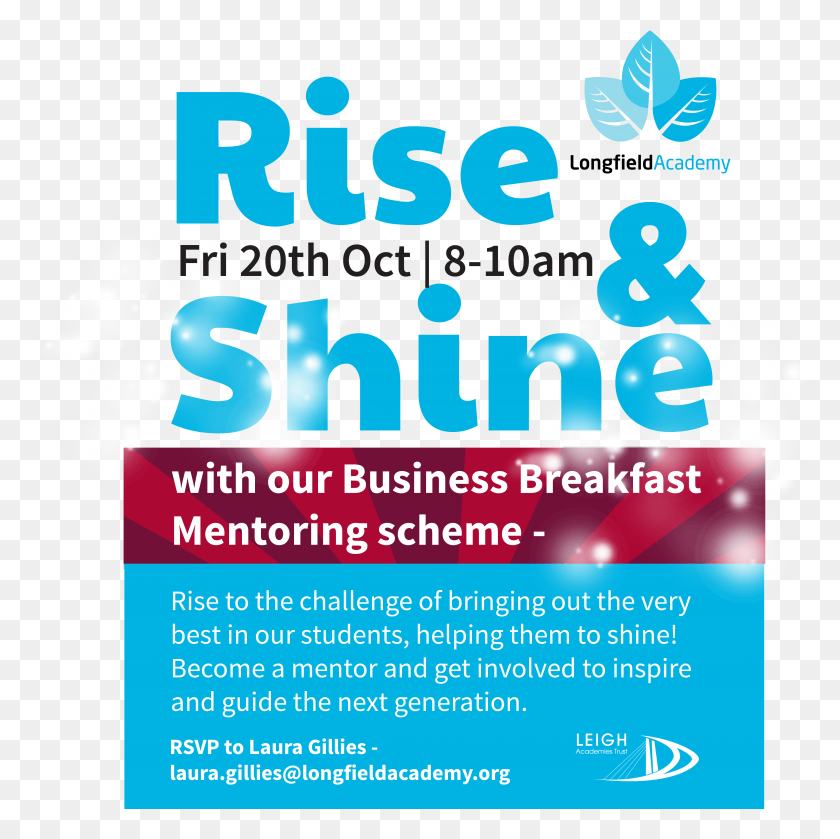 4059x4054 Rise Amp Shine Mentoring Breakfast Friday 20th October, Advertisement, Flyer, Poster HD PNG Download