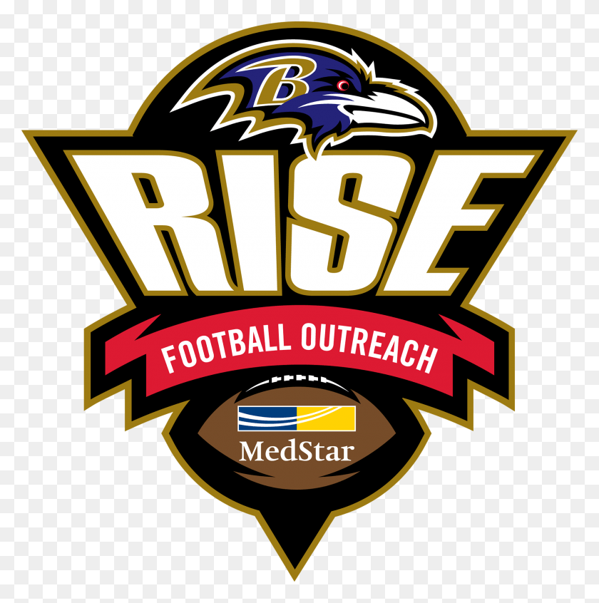 1800x1816 Rise Football Outreach Baltimore Ravens, Реклама, Плакат, Логотип Hd Png Скачать