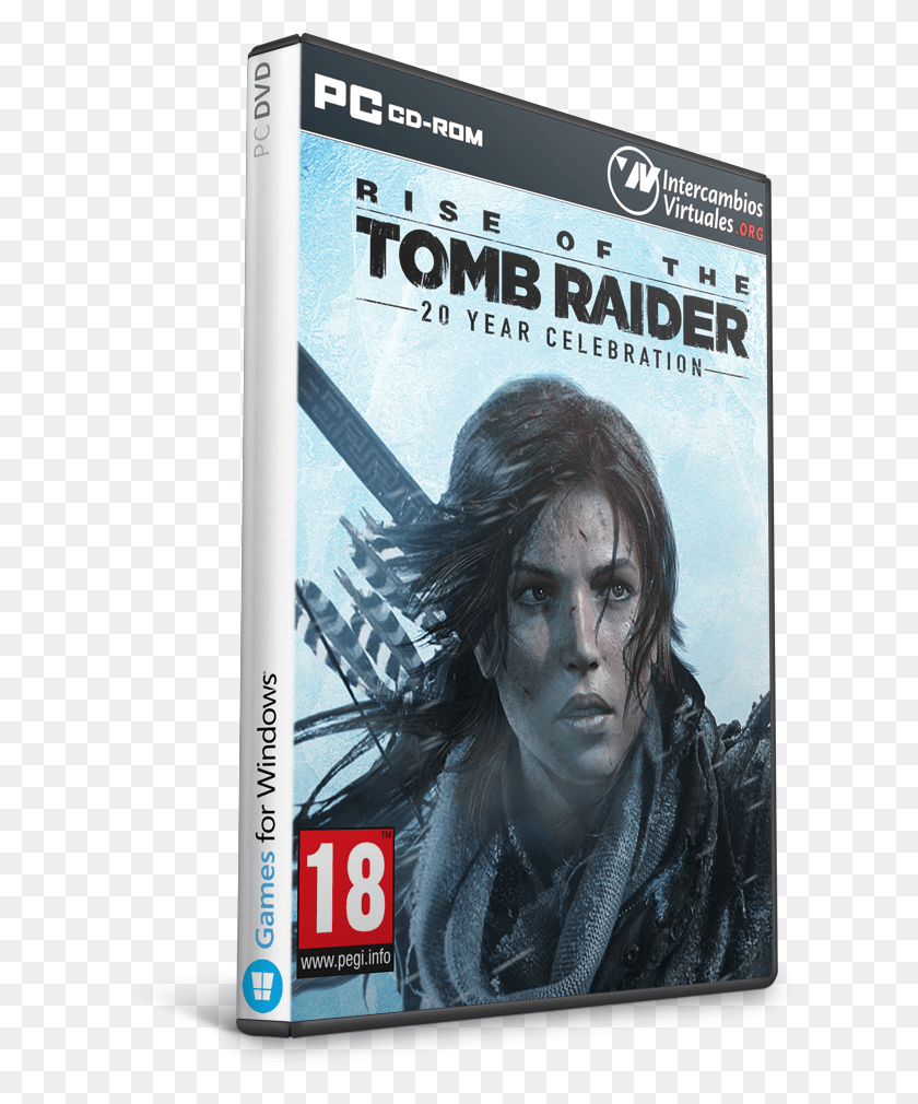 620x950 Rise Of The Tomb Raider 20 Years Celebration Dinosaurs Games Ps3 Carnivores, Person, Human, Book HD PNG Download