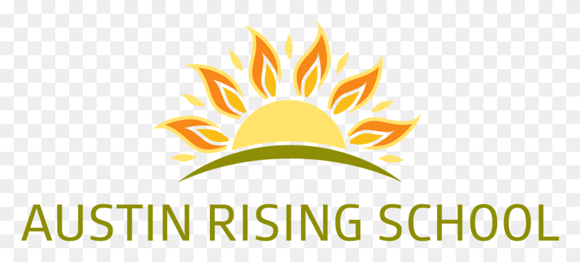 1460x600 Descargar Png Rising Sun Logo Austin Rising School Logo, Ropa, Vestimenta, Etiqueta Hd Png