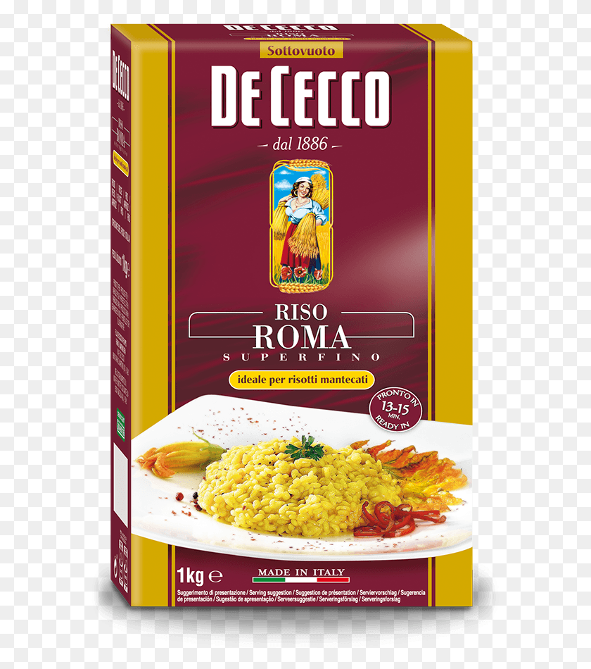 581x890 Riso Superfino Roma De Cecco Arborio Rice, Plant, Food, Person HD PNG Download