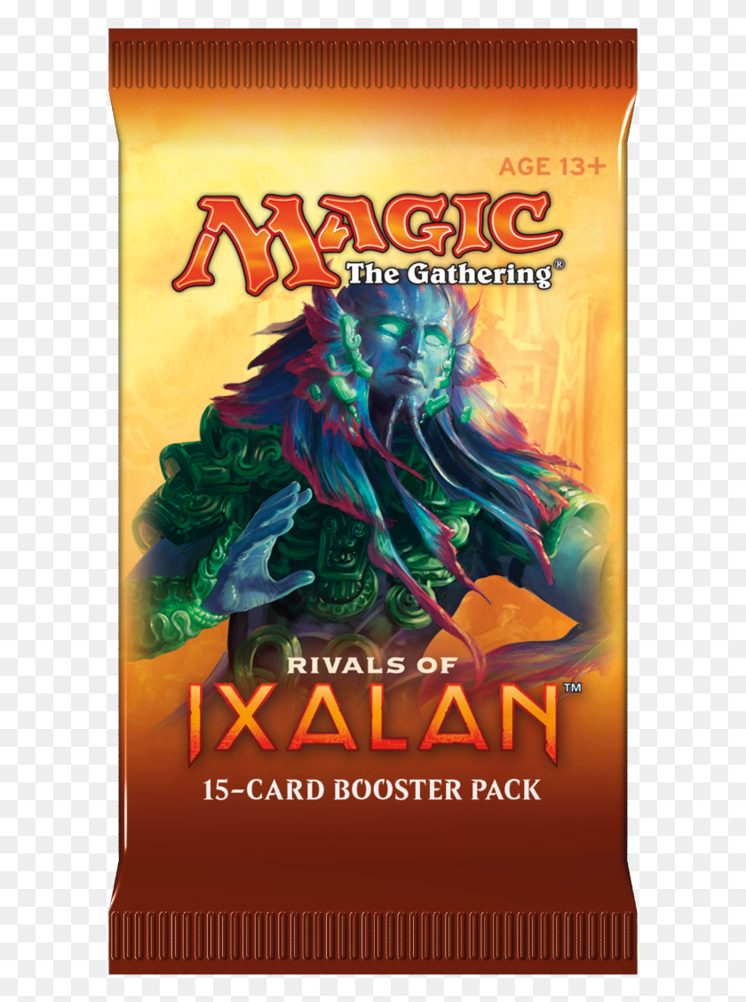597x1067 Rivals Of Ixalan Booster, Poster, Advertisement, Person HD PNG Download