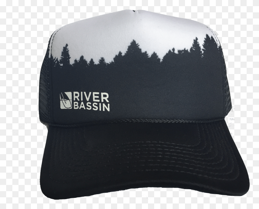 2406x1907 River Pines Graphic Trucker Baseball Cap, Clothing, Apparel, Cap HD PNG Download