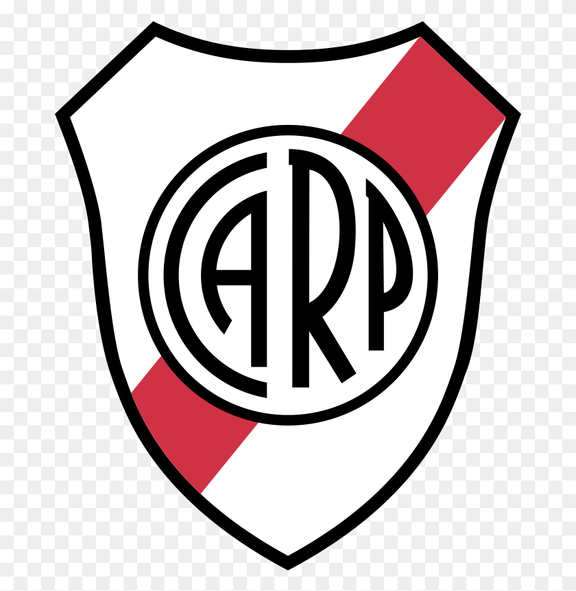 681x801 River Plate 1969 Logo League Soccer River Plate, Armor, Shield, Security HD PNG Download