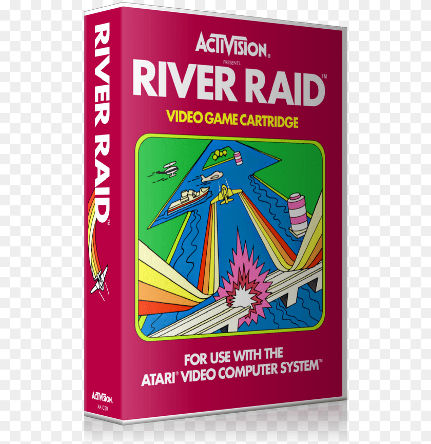 518x865 River Raid 2 Atari 2600 Game Cover To Fit A Ugc Style, Advertisement, Poster PNG