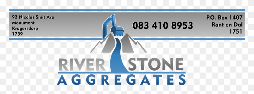 1617x521 River Stone Logo Graphic Design, Word, Text, Number HD PNG Download