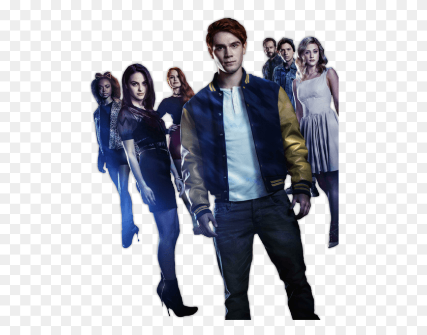 492x598 Riverdale Crew, Jacket, Coat, Clothing HD PNG Download