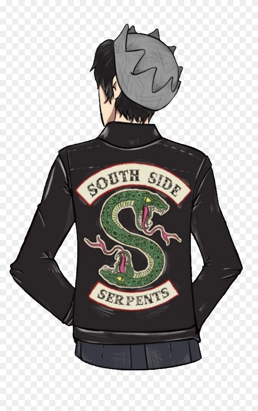 1084x1774 Riverdale Sticker Serpent Jughead, Clothing, Apparel, Sleeve HD PNG Download