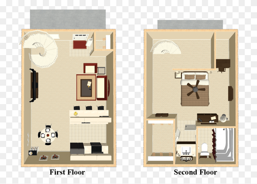 720x541 Riverside Mezzanine Apartment Rental Ikea Floor Plan Small Apartment, Floor Plan, Diagram, Plot HD PNG Download